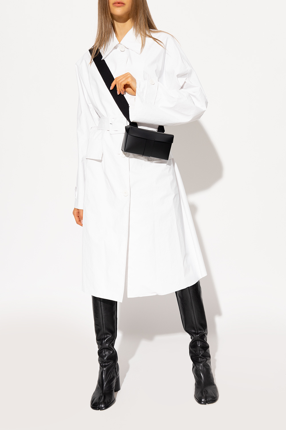 misiaya様 Czarny Buty na obcasie z wycięciem `tabi` Maison Margiela